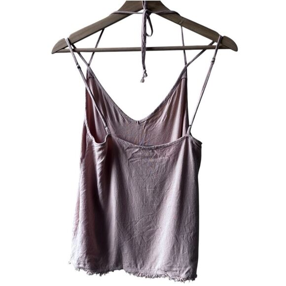 Splendid Pink Tank Top XS Spaghetti Strap flirty bohemian Flowy Blush Neutral - Picture 2 of 2